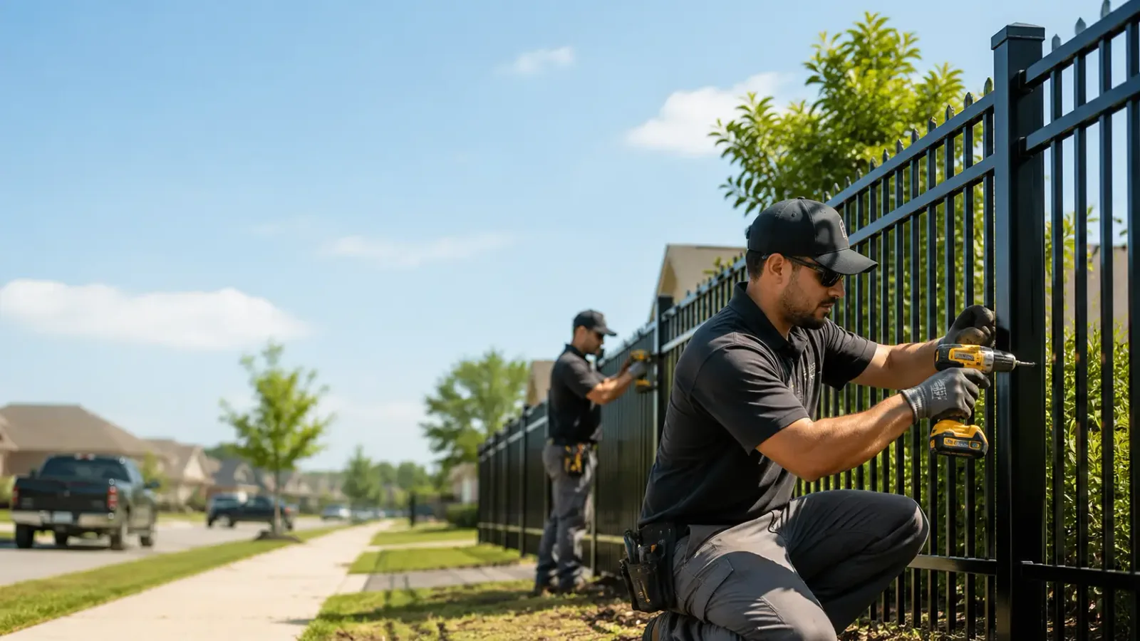 Metal Fence Installation in Carlisle, IA